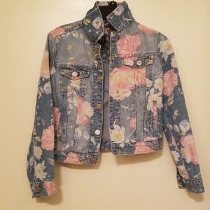 GAP Floral Denim Jacket